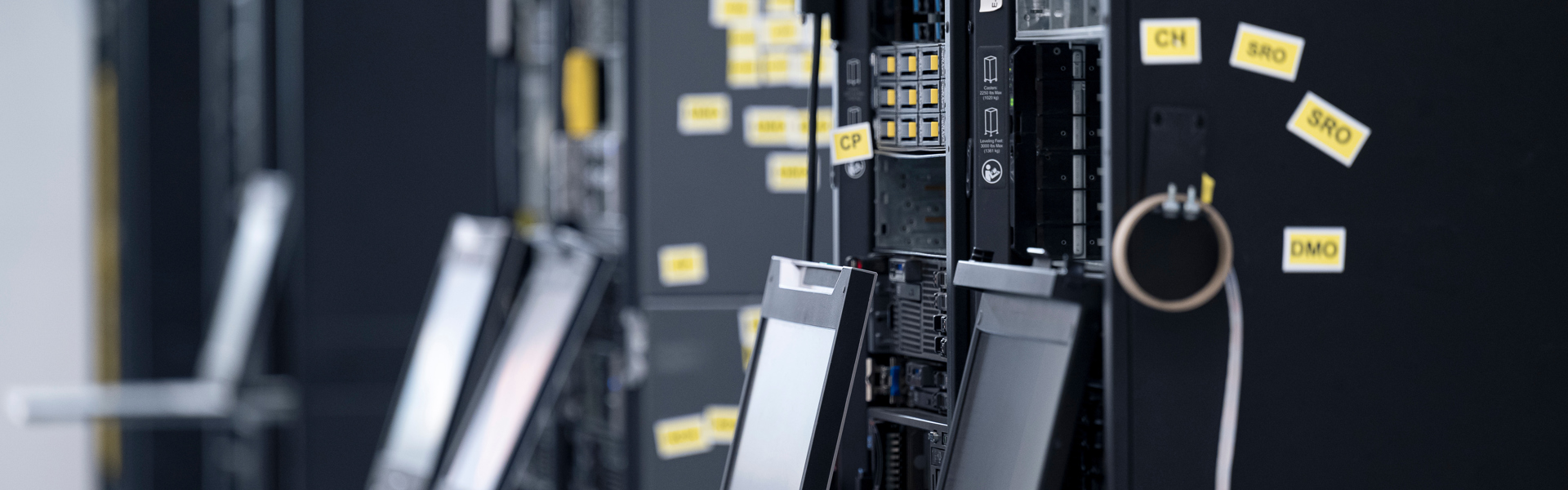 Datacenter Hardware in the testing facility of Nordic Computer