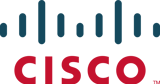 Cisco logo in red and blue without background