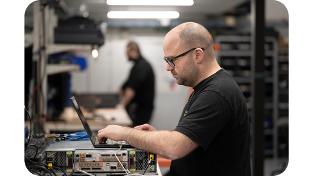 Technician With Laptop