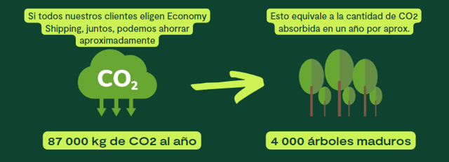 Infographic about CO2 emissions in Spanish