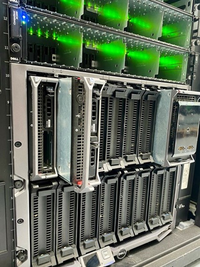 Blade Server at the technical department of Nordic Computer